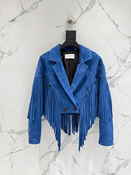 Кожаные Куртки И Дублёнки Женские Saint Laurent 12957001