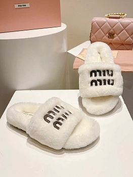 Тапочки Женские Miu Miu 704168