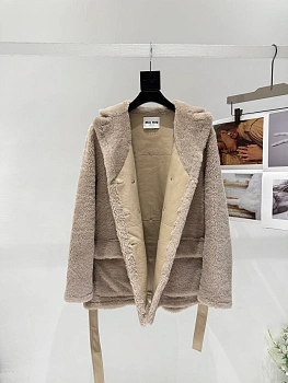 Кожаные Куртки И Дублёнки Женские Miu Miu 4771610