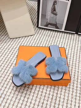 Тапочки Женские Hermes 12859267