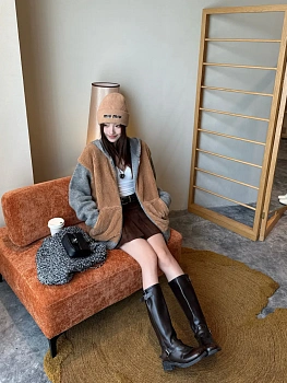 Куртки И Пуховики Женские Miu Miu 678875