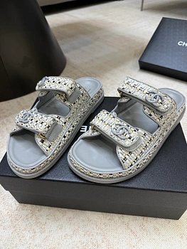 Шлепанцы Женские Chanel 10000196