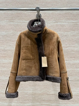 Кожаные Куртки И Дублёнки Женские Burberry 2772632