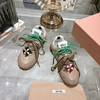 Кроссовки Женские Miu Miu 397977