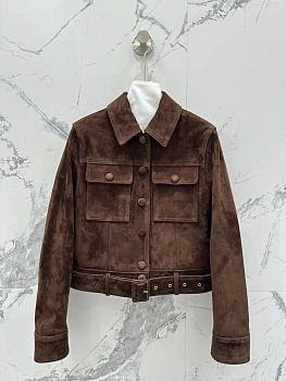 Кожаные Куртки И Дублёнки Женские Saint Laurent 10790623