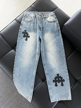 Джинсы Женские Chrome Hearts 3375349