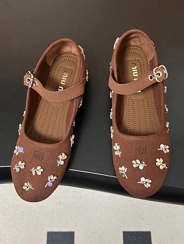 Балетки Женские Miu Miu 13285695