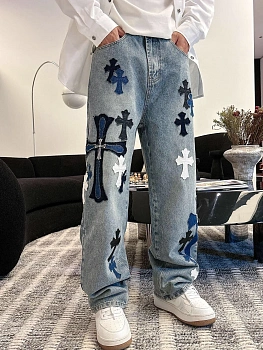 Джинсы Мужские Chrome Hearts 773346