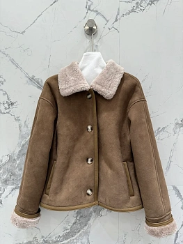 Кожаные Куртки И Дублёнки Женские Loewe 1200029