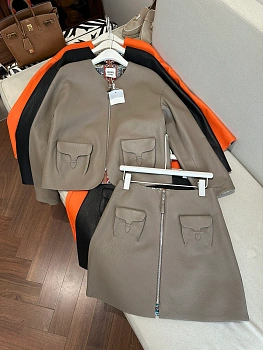 Кожаные Куртки И Дублёнки Женские Hermes 11460692