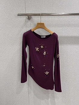 Лонгсливы Женские Miu Miu 4581785