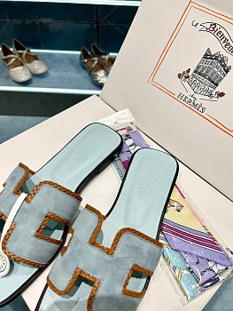 Шлепанцы Женские Hermes 9878141