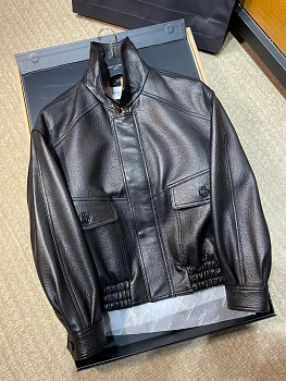 Кожаные Куртки И Дублёнки Мужские Saint Laurent 386374