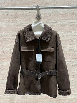 Кожаные Куртки И Дублёнки Женские Saint Laurent 2772806