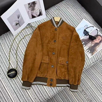 Кожаные Куртки И Дублёнки Женские Miu Miu 11520115