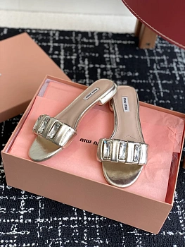 Шлепанцы Женские Miu Miu 19668