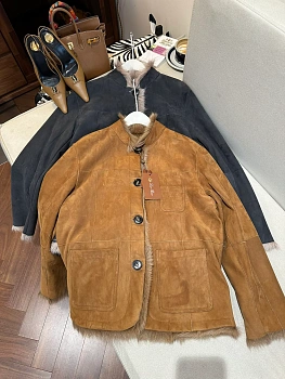 Кожаные Куртки И Дублёнки Мужские Loro Piana 119569