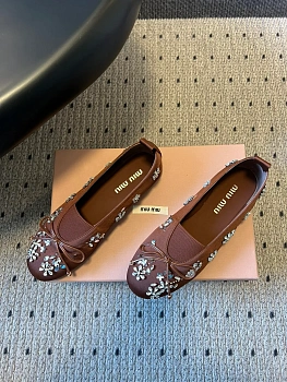 Балетки Женские Miu Miu 1736256