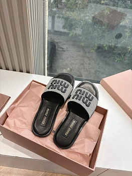 Шлепанцы Женские Miu Miu 12715028