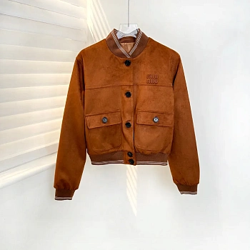 Кожаные Куртки И Дублёнки Женские Miu Miu 4581727