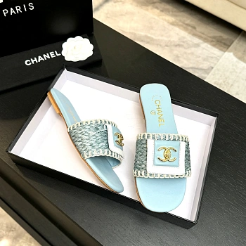 Шлепанцы Женские Chanel 2578929