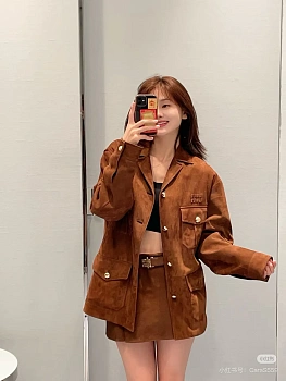 Кожаные Куртки И Дублёнки Женские Miu Miu 29812