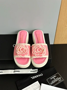 Шлепанцы Женские Chanel 492055