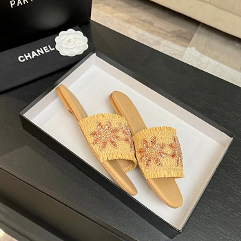 Шлепанцы Женские Chanel 587154