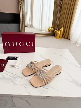Шлепанцы Женские Gucci 556089
