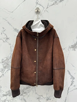 Кожаные Куртки И Дублёнки Мужские Brunello Cucinelli 558921