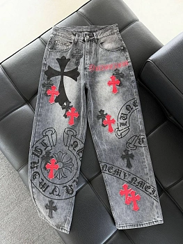 Джинсы Женские Chrome Hearts 3375347