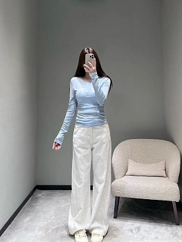 Лонгсливы Женские Chrome Hearts 1512660