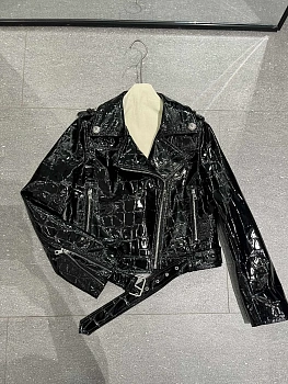 Кожаные Куртки И Дублёнки Женские Balmain 10088579