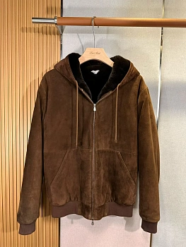 Кожаные Куртки И Дублёнки Мужские Brunello Cucinelli 497558